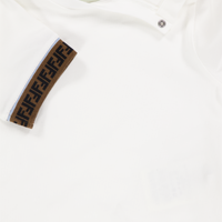 Fendi Baby Unisex T-Shirt In Wit