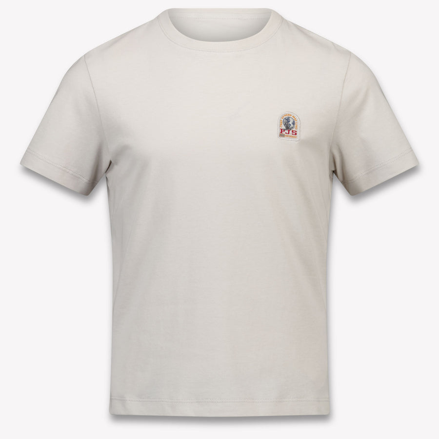Parajumpers Patch Tee Kinder Jongens T-Shirt In Beige