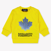 Dsquared2 Baby Jongens Trui In Geel
