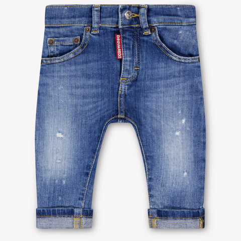 Dsquared2 Baby Jongens Jeans In Blauw