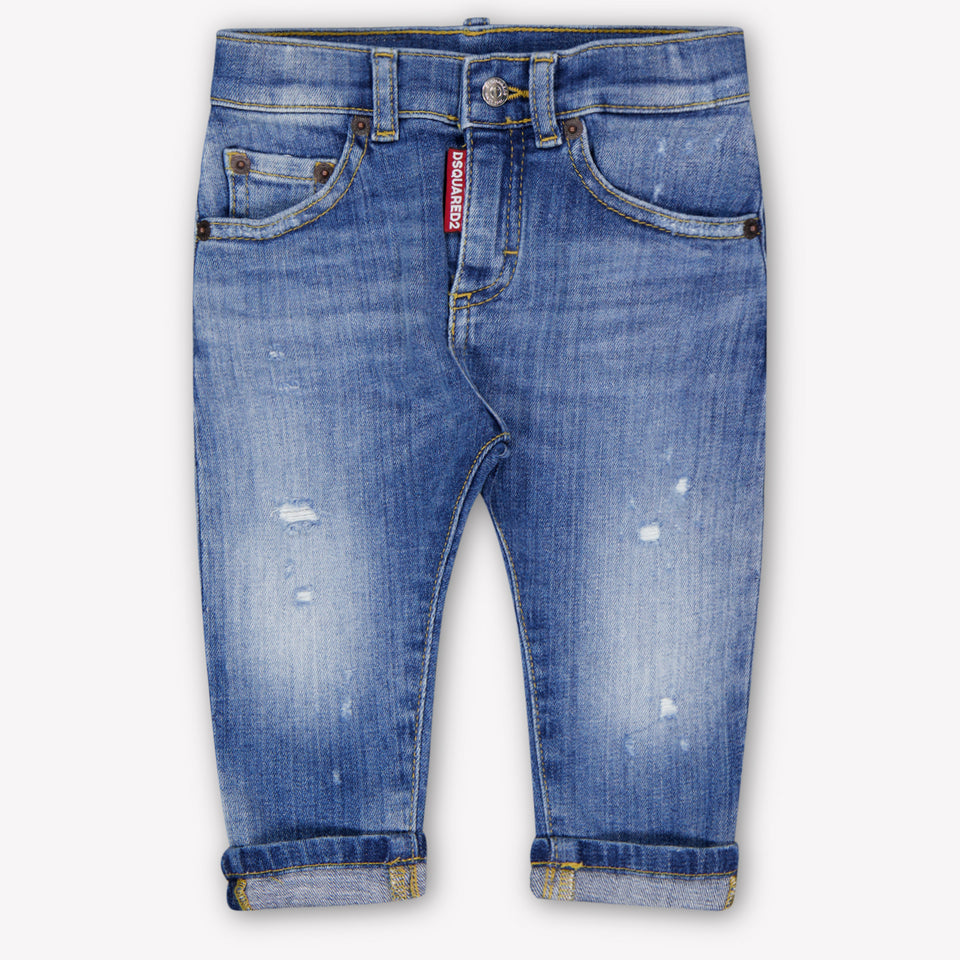 Dsquared2 Baby Jongens Jeans In Blauw