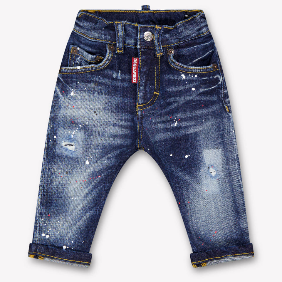 Dsquared2 Baby Jongens Jeans In Blauw