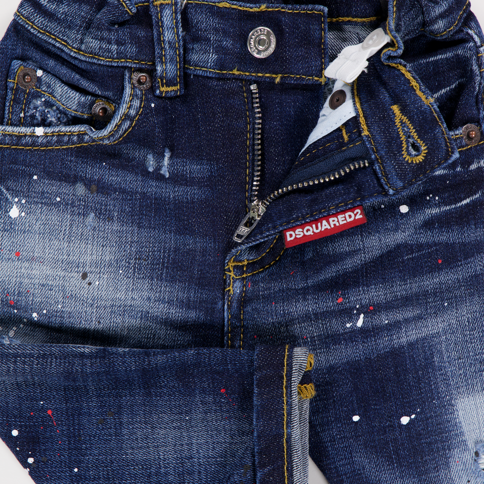 Dsquared2 Baby Jongens Jeans In Blauw