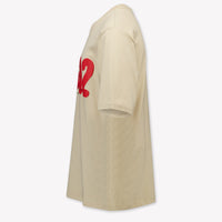 Dsquared2 Kinder Jongens T-Shirt In Licht Beige