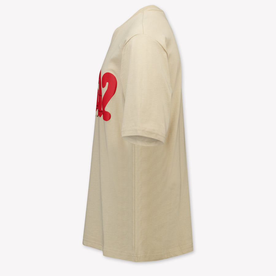 Dsquared2 Kinder Jongens T-Shirt In Licht Beige