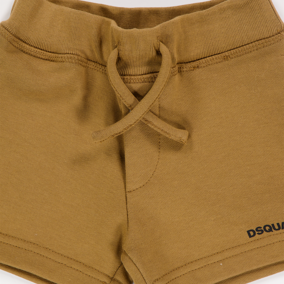 Dsquared2 Baby Boys Shorts In Camel