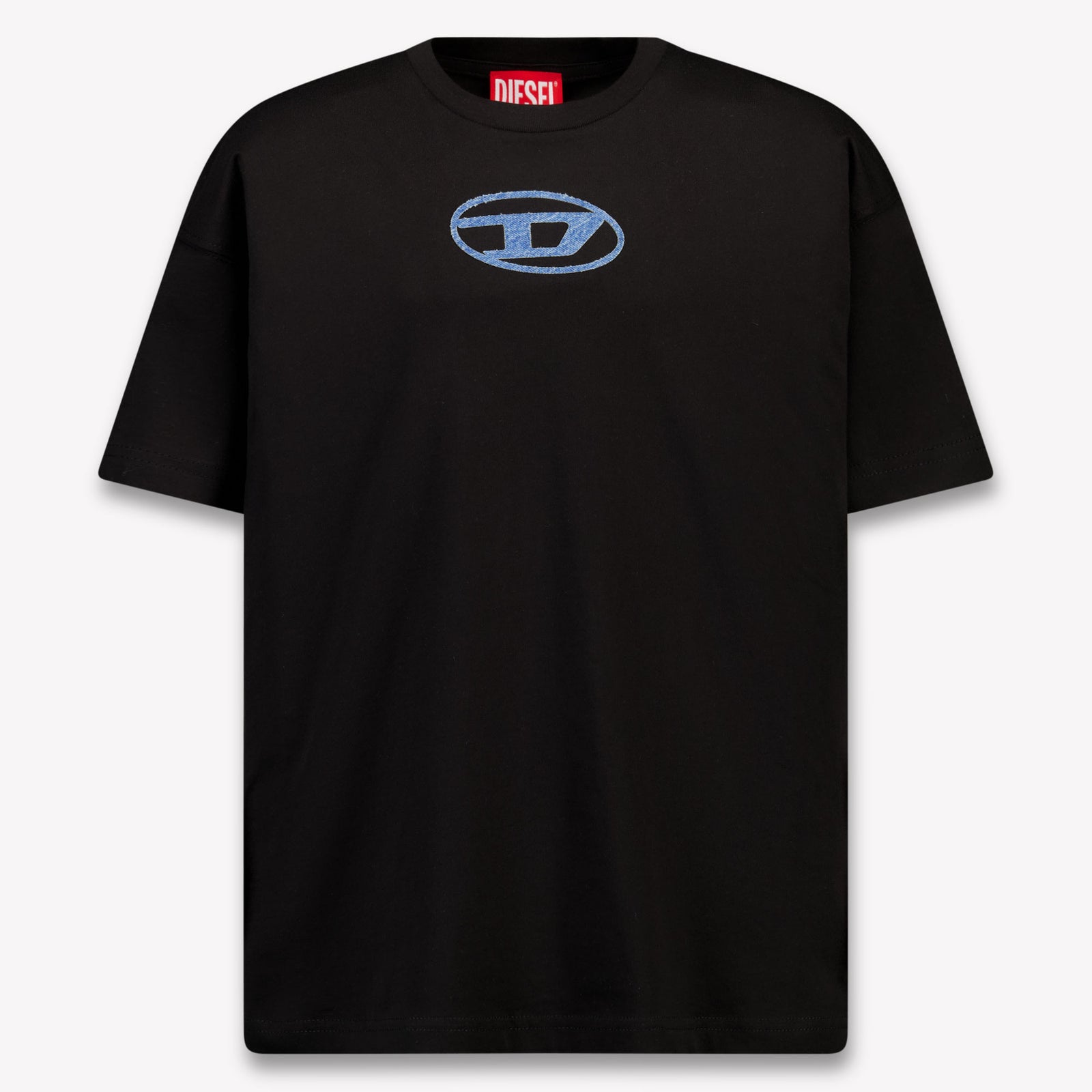 Diesel Kinder Jongens T-Shirt In Zwart