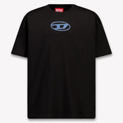 Diesel Kids Boys T-Shirt In Black