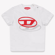 Diesel Baby Jongens T-Shirt In Wit