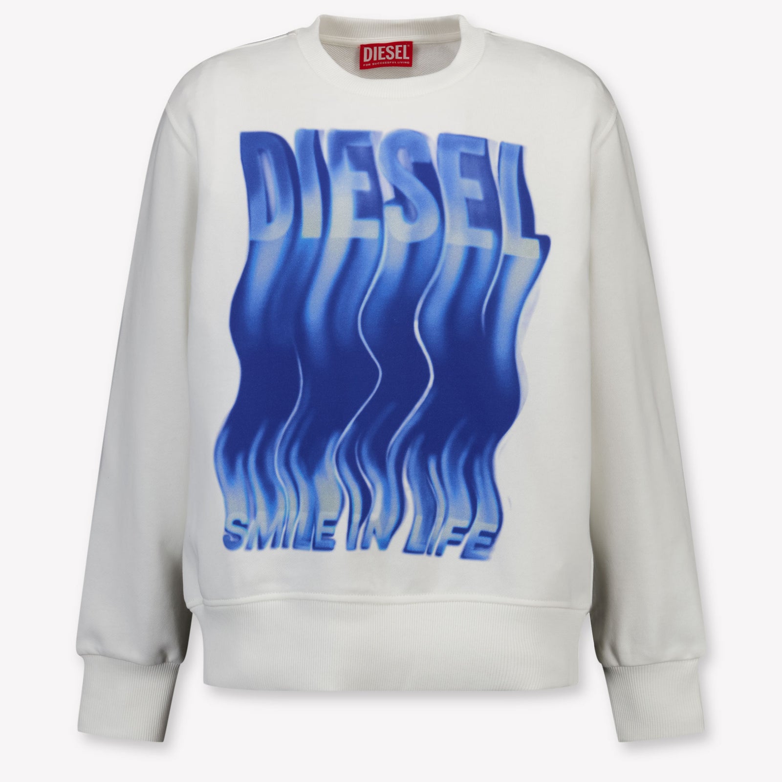 Diesel Kids Boys Sweater In OffWhite