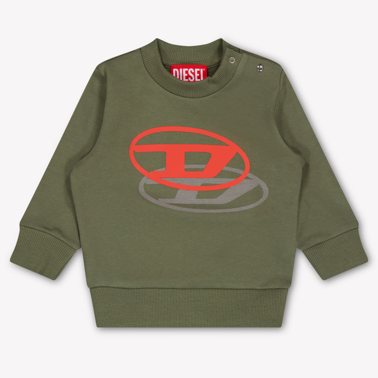 Diesel Baby Jongens Trui In Army