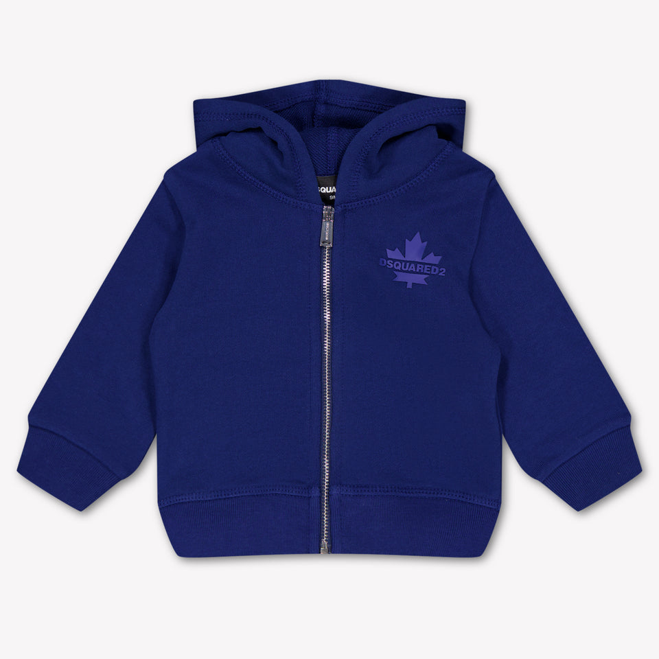 Dsquared2 Baby Jongens Vest In Cobalt Blauw