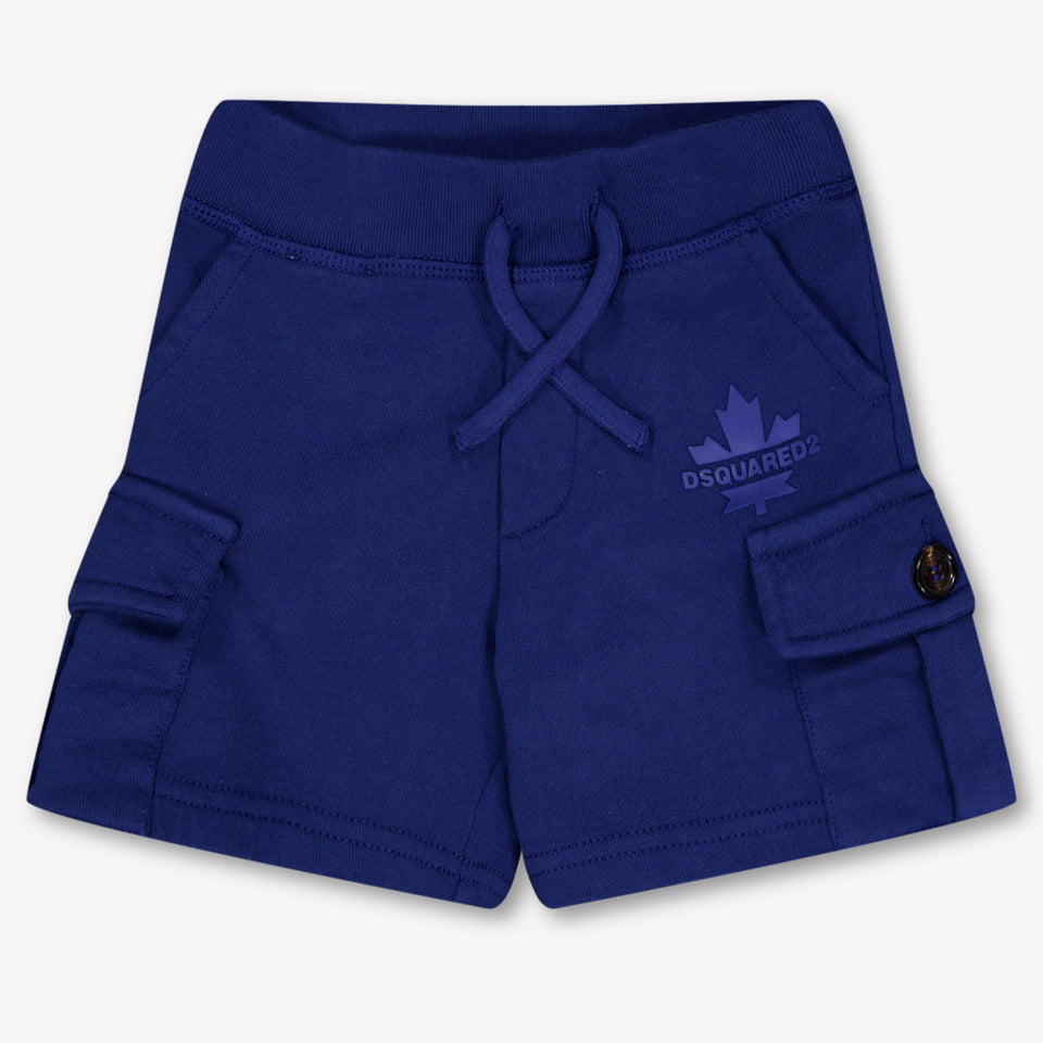 Dsquared2 Baby Jongens Shorts In Cobalt Blauw