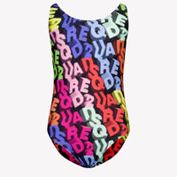 Dsquared2 Kinder Meisjes Zwemkleding In Zwart