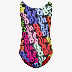 Dsquared2 Kinder Meisjes Zwemkleding In Zwart
