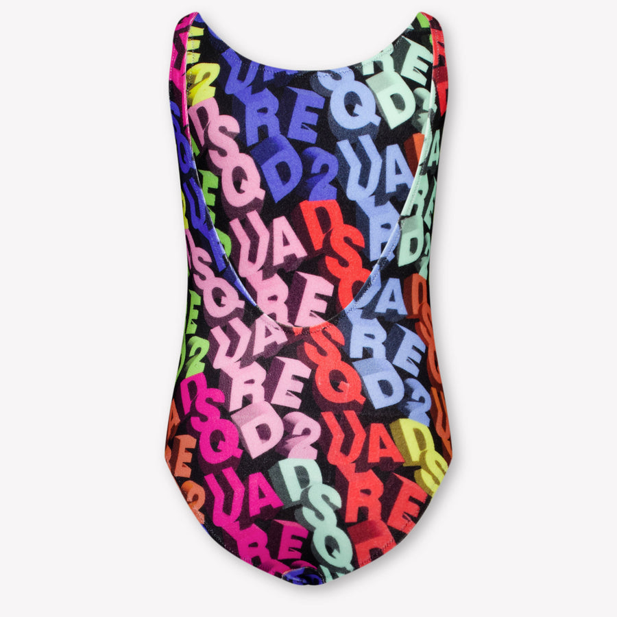 Dsquared2 Kinder Meisjes Zwemkleding In Zwart