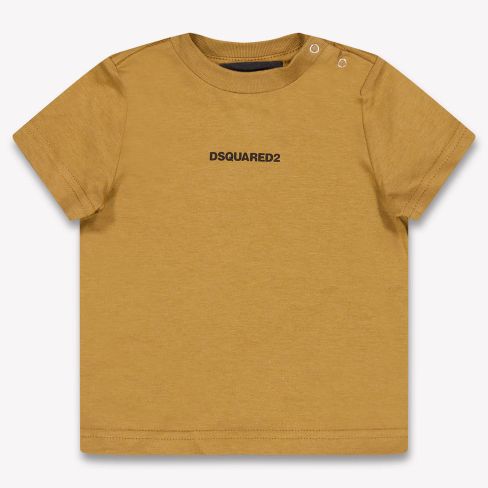 Dsquared2 Baby Jongens T-Shirt In Camel