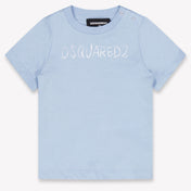Dsquared2 Baby Jongens T-Shirt In Licht Blauw