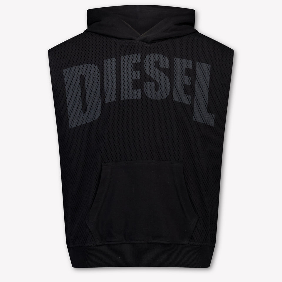 Diesel Kids Boys T-Shirt In Black