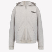Dsquared2 Kinder Unisex Vest In Licht Grijs