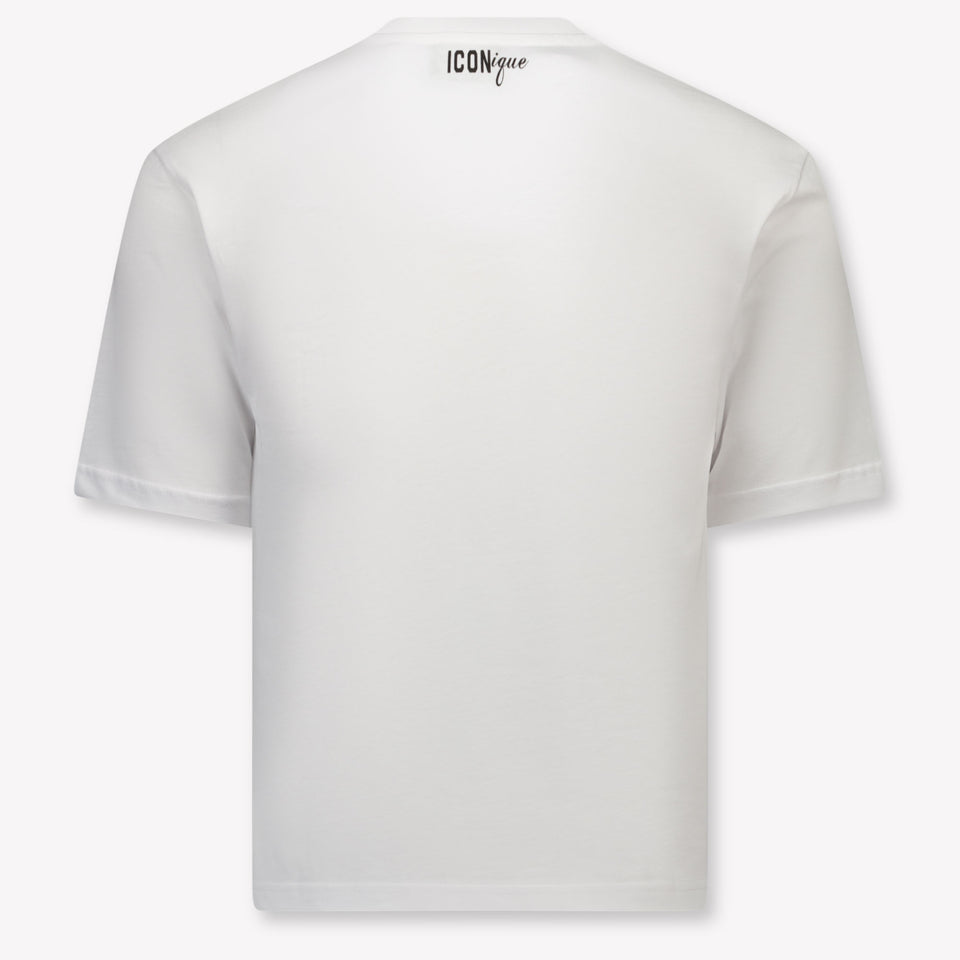 Dsquared2 Kinder Unisex T-Shirt In Wit