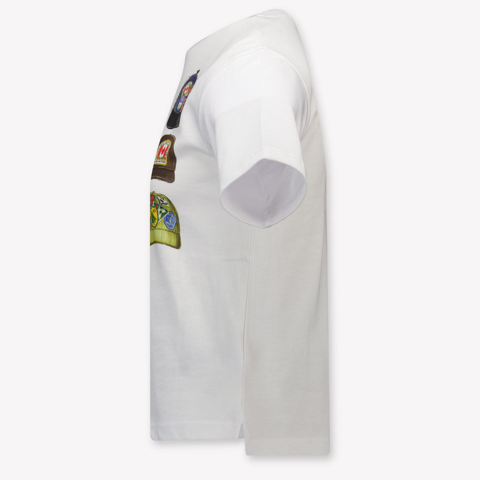 Dsquared2 Kinder Unisex T-Shirt In Wit