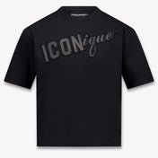 Dsquared2 Kinder Unisex T-Shirt In Zwart