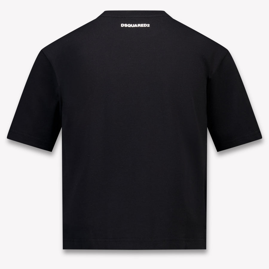 Dsquared2 Kinder Unisex T-Shirt In Zwart