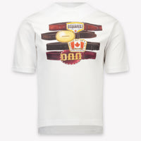 Dsquared2 Kinder Unisex T-Shirt In Wit