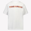 Dsquared2 Kinder Jongens T-Shirt In Wit