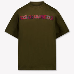 Dsquared2 Kids Boys T-Shirt In Army