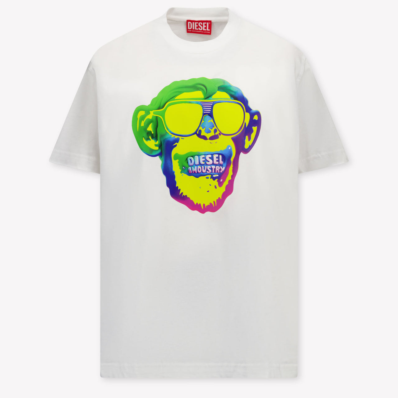 Diesel Kinder Jongens T-Shirt In Wit