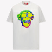 Diesel Kinder Jongens T-Shirt In Wit