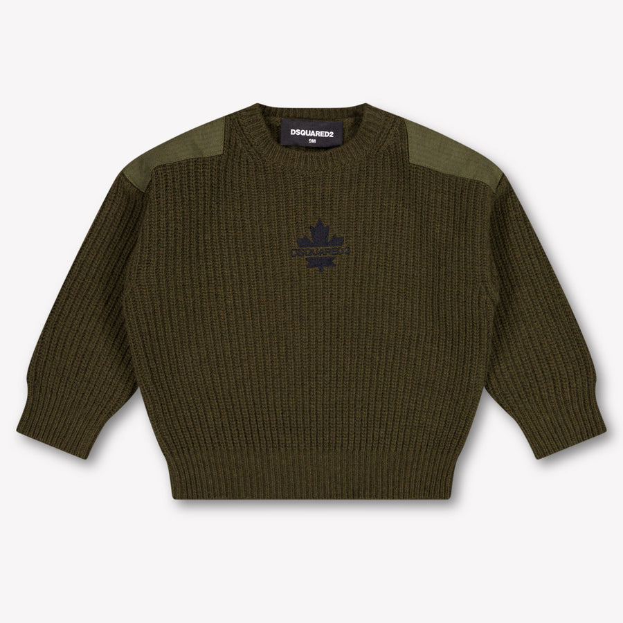 Dsquared2 Baby Jongens Trui In Army