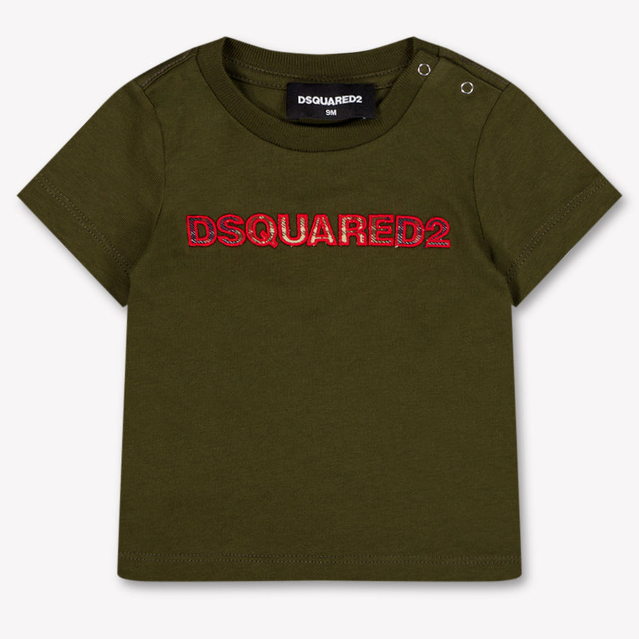 Dsquared2 Baby Jongens T-Shirt In Army