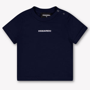 Dsquared2 Baby Jongens T-Shirt In Navy