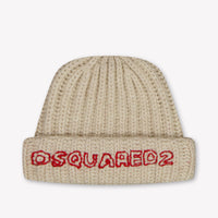 Dsquared2 Baby Boys Hat In Beige