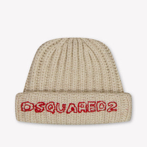 Dsquared2 Baby Boys Hat In Beige