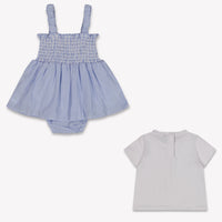 Liu Jo Baby Girls Set In Light Blue