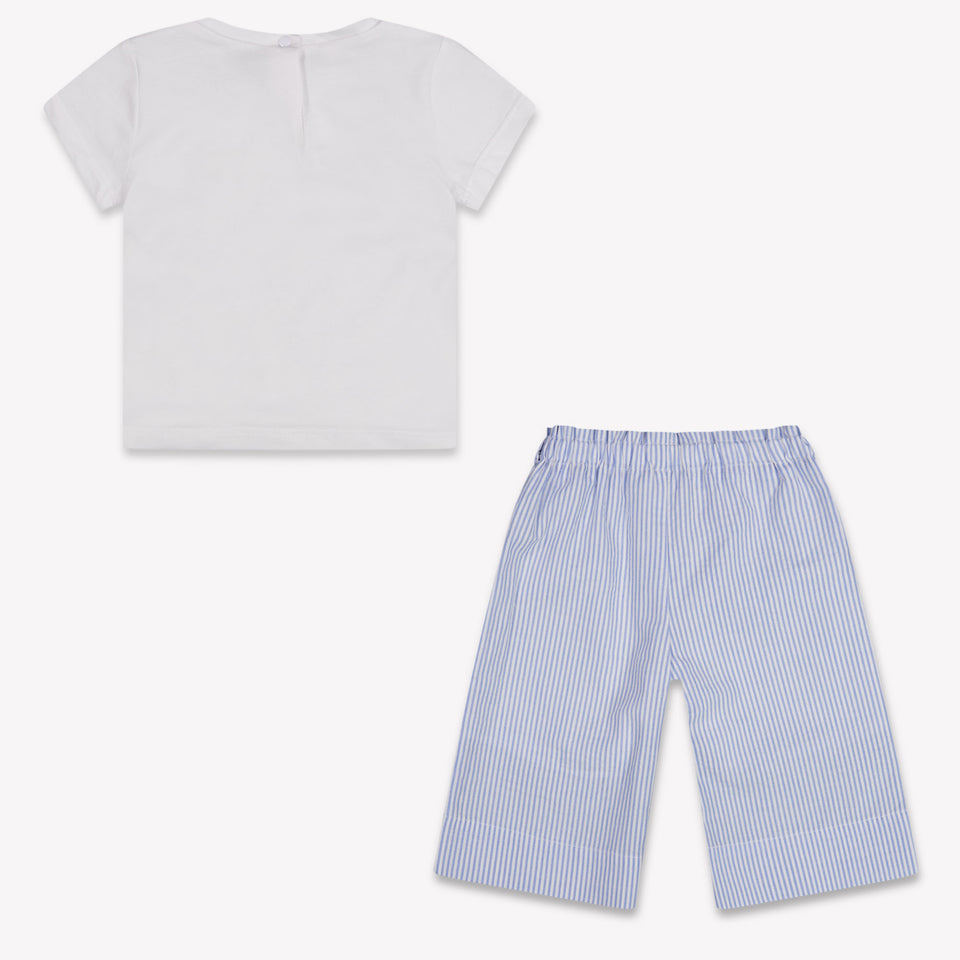 Liu Jo Baby Girls Set In Light Blue
