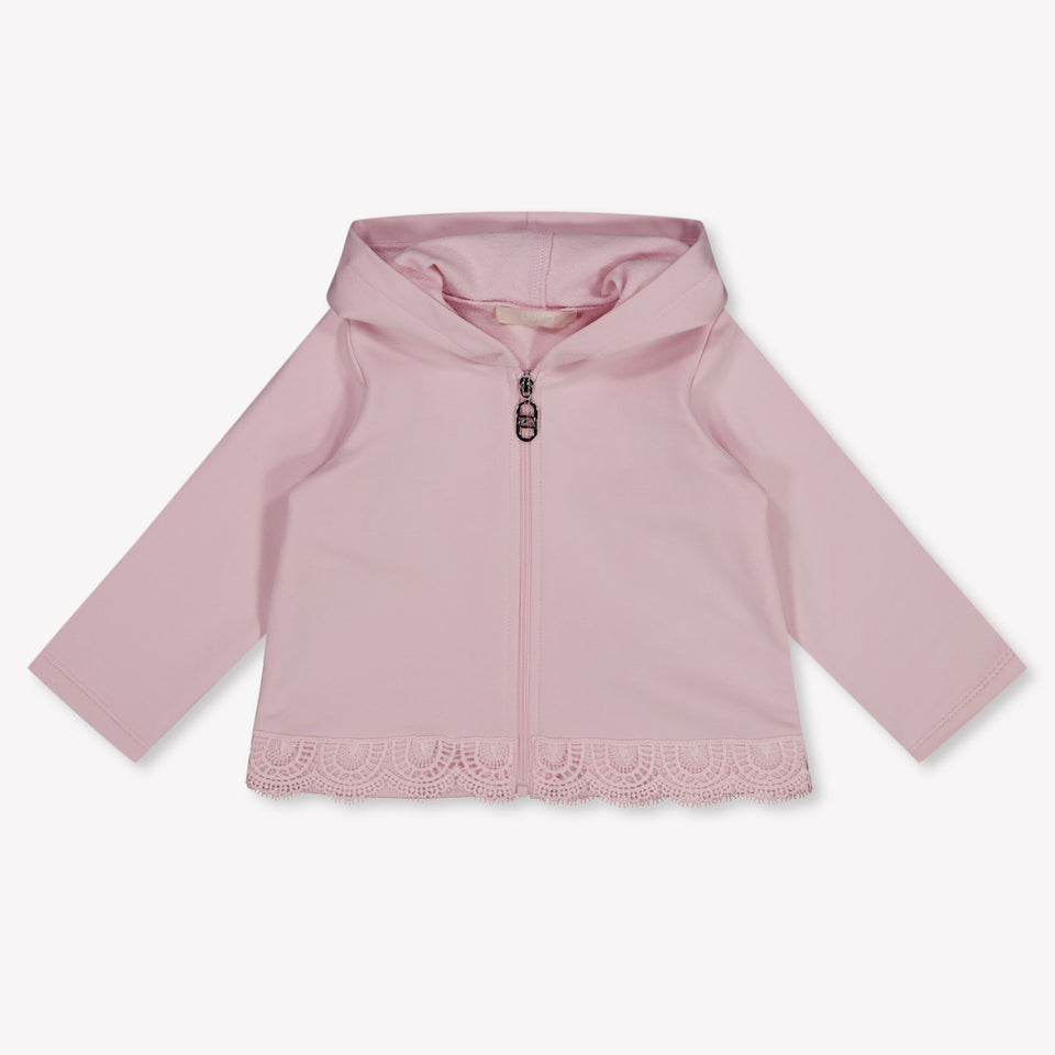 Liu Jo Baby Girls Cardigan In Light Pink