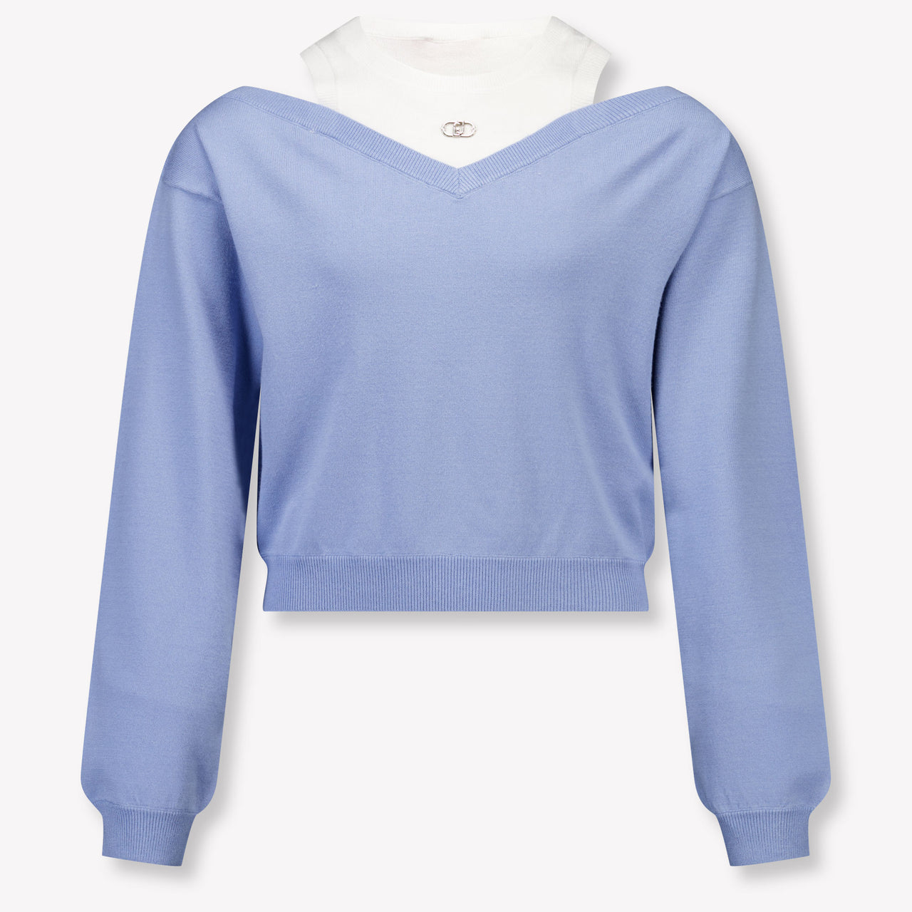 Liu Jo Kids Girls Sweater In Light Blue