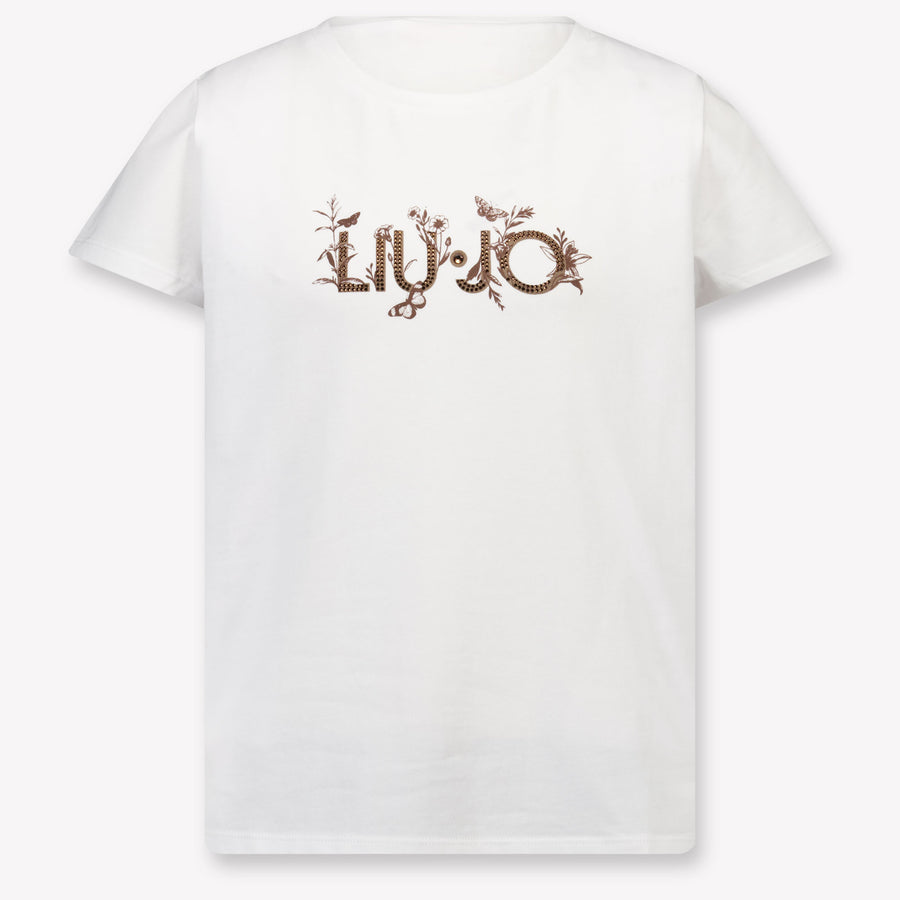 Liu Jo Kids Girls T-Shirt In White