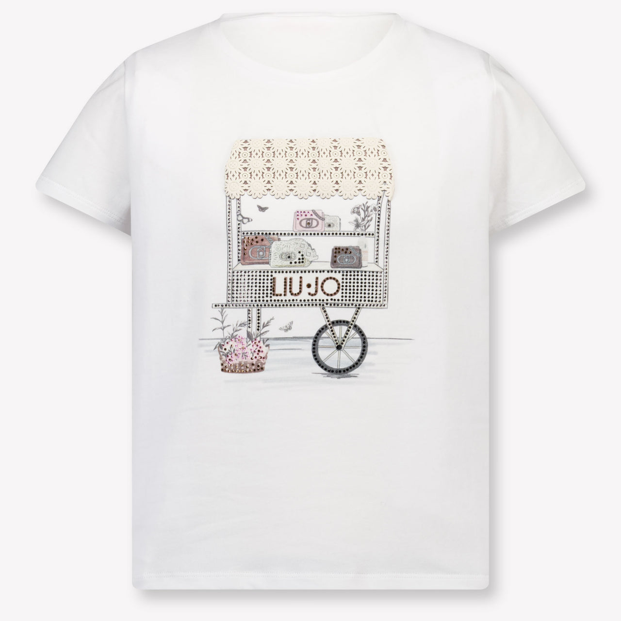 Liu Jo Kids Girls T-Shirt In White
