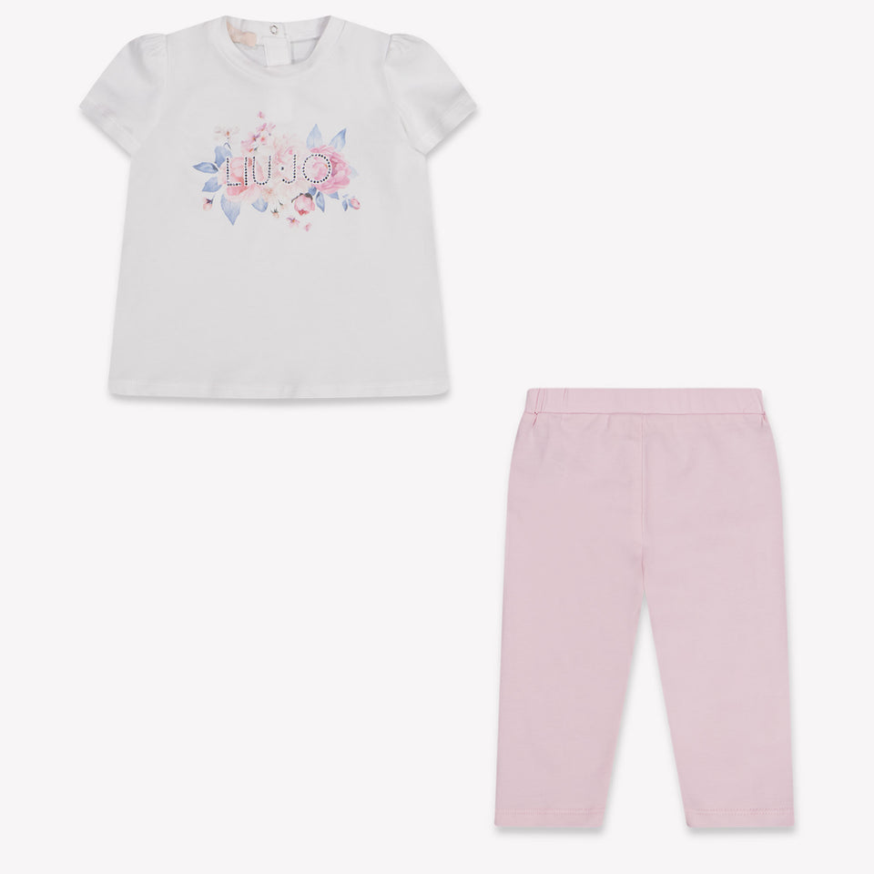 Liu Jo Baby Girls Set In White