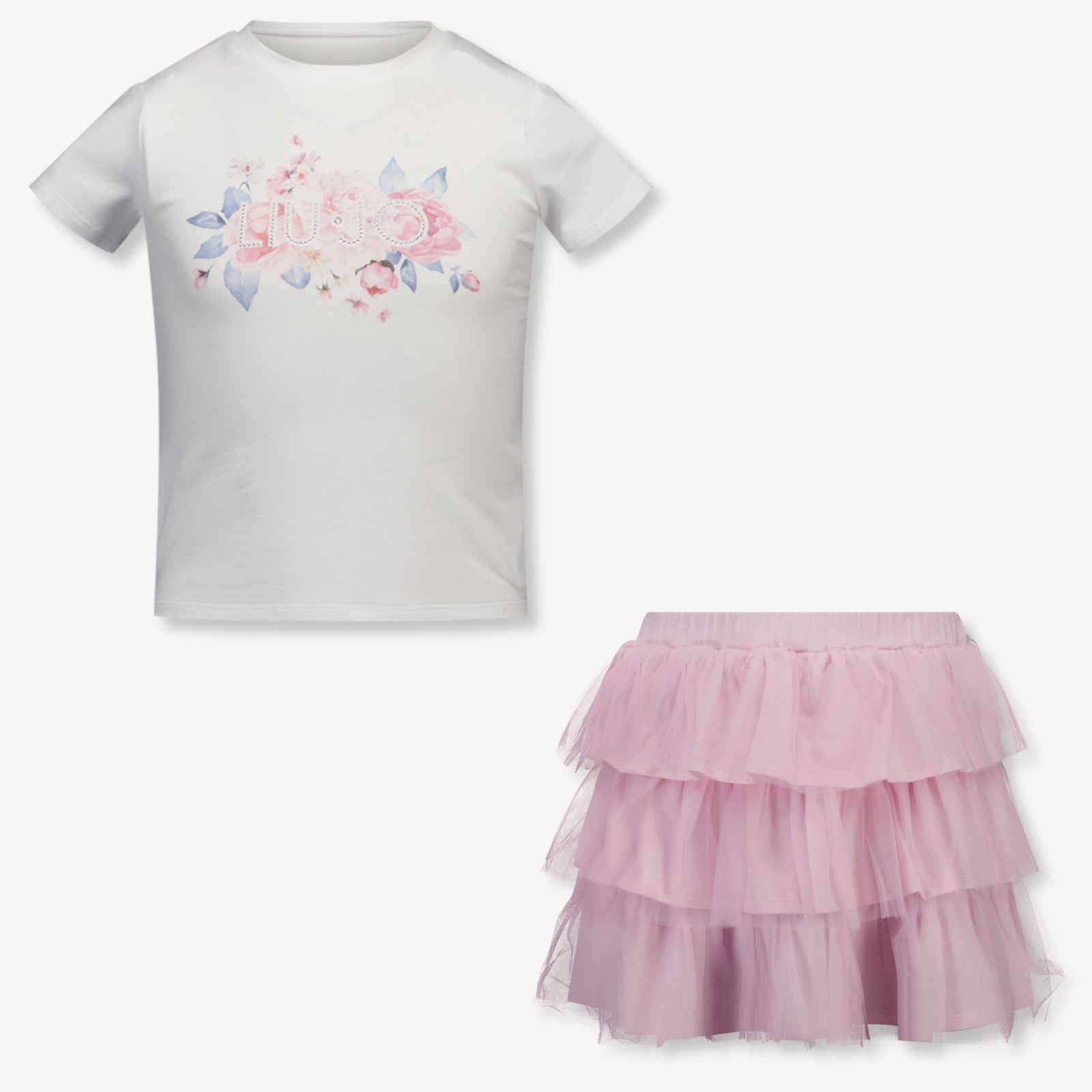 Liu Jo Kids Girls Set In White