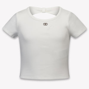 Liu Jo Kids Girls T-Shirt In White