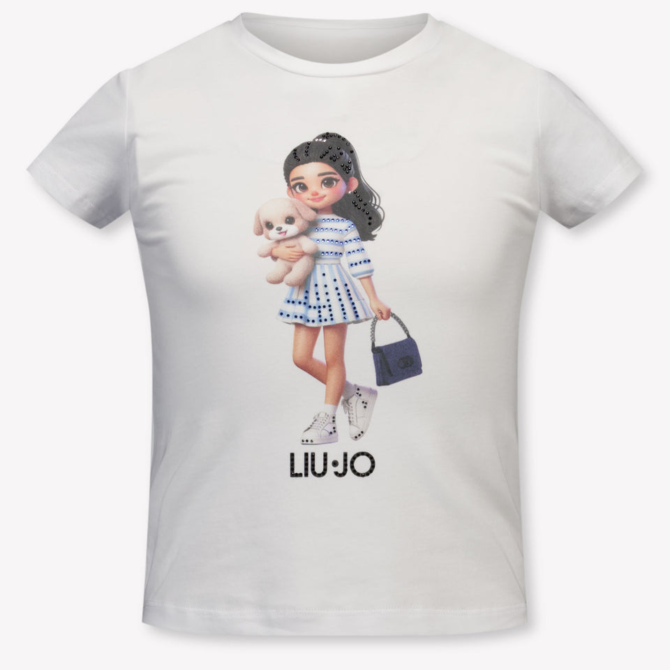 Liu Jo Kids Girls T-Shirt In White