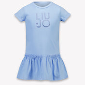 Liu Jo Kids Girls Dress In Light Blue