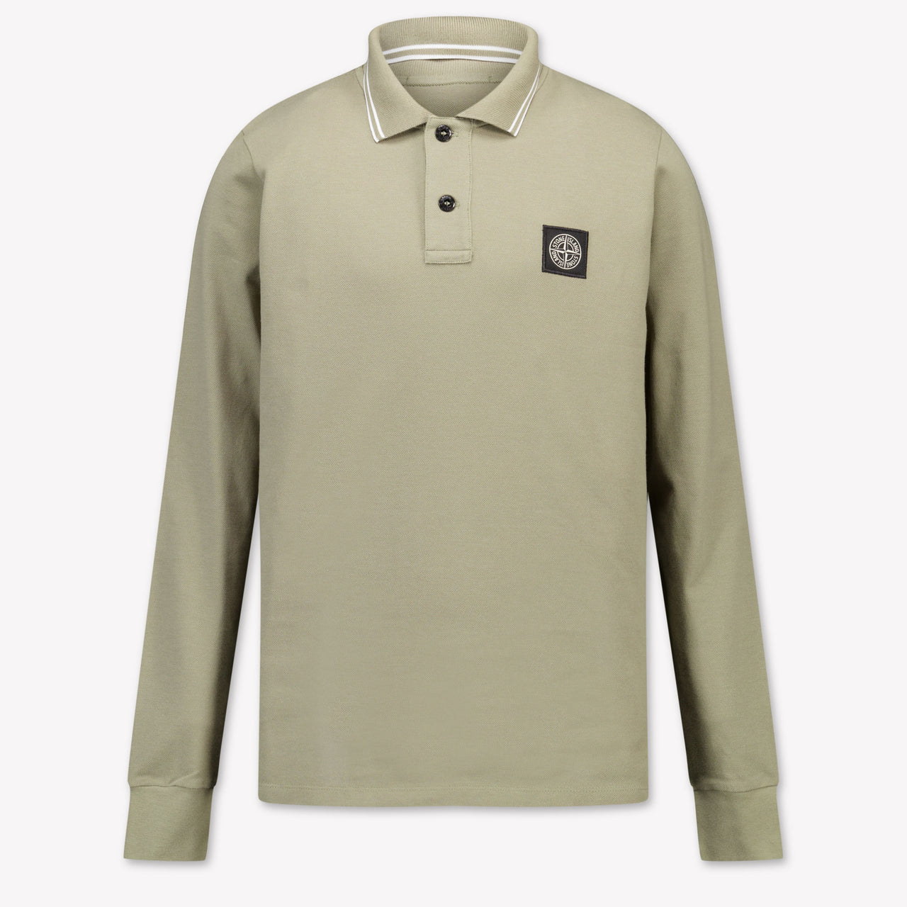 Stone Island Kids Boys Polo In Taupe
